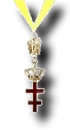 Cruz de la Orden (Venera) pendiente de cinta amarilla